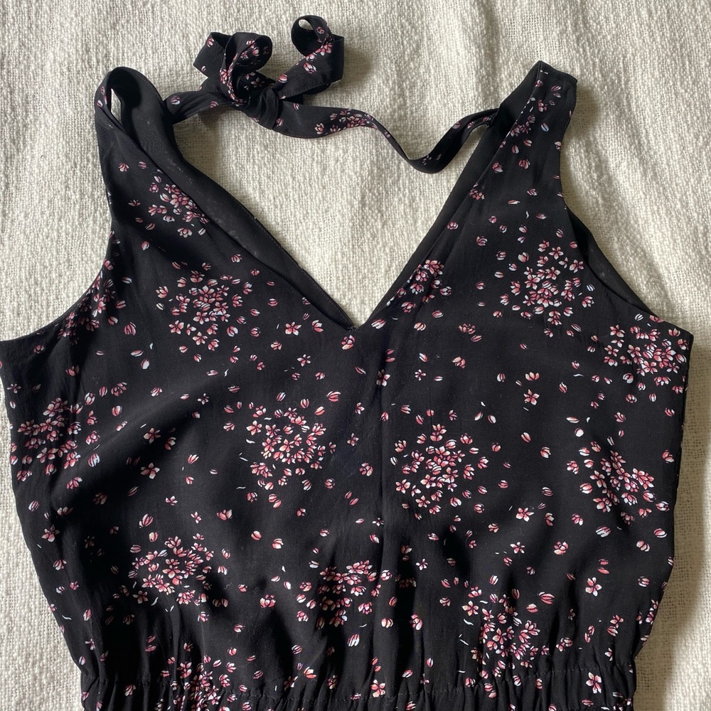 Like New. Loft cropped jumpsuit.